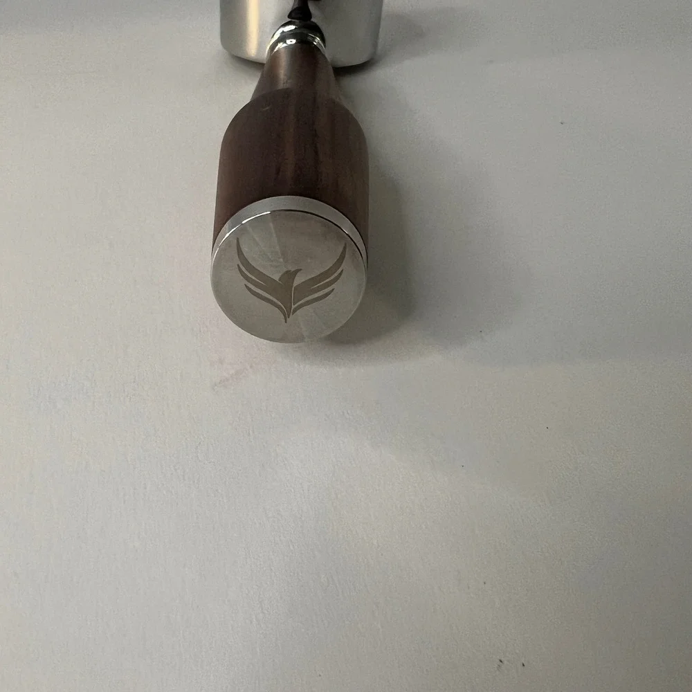 Knodos 54mm Bottomless Portafilter Rosewood Handle Flaw - Picture 7 of 7